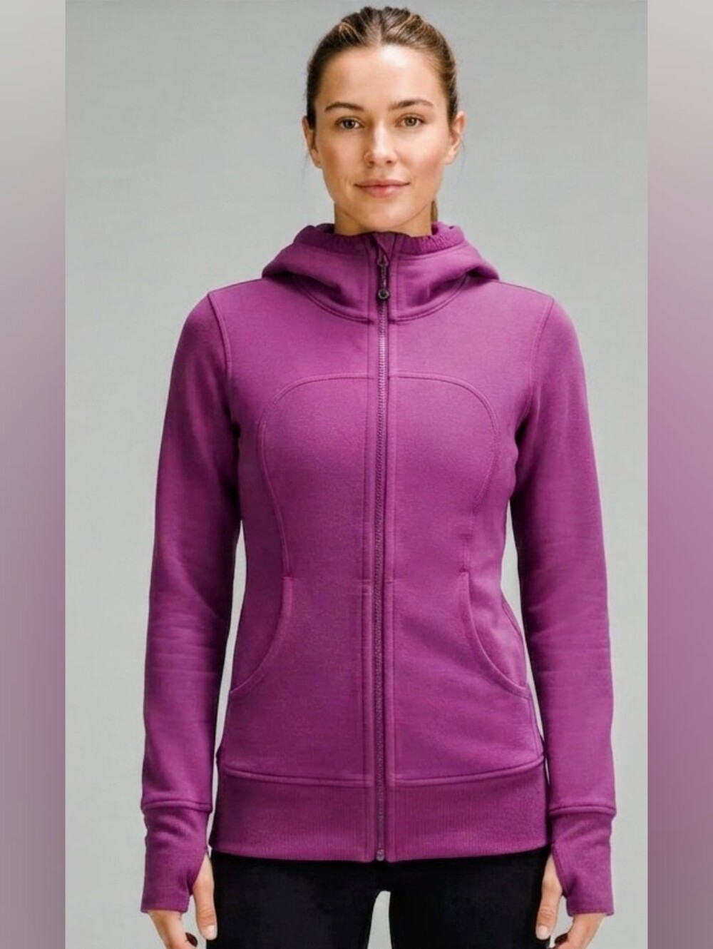 Lululemon Scuba Full-Zip Hoodie - Purple - Size 10
